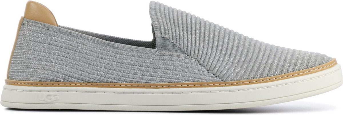 UGG Vrouwen Textiel Instapschoenen / Damesschoenen / Instapper Sammy metallic - Zilver - Maat  37
