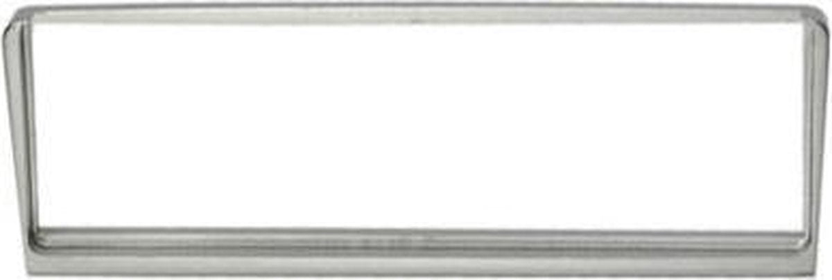 1-DIN inbouwframe  ALFA 156 02 > zilvergrijs