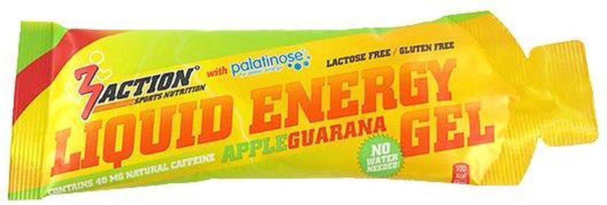 3Action Liquid Energy Gel Apple 55ml Doos 15 stuks