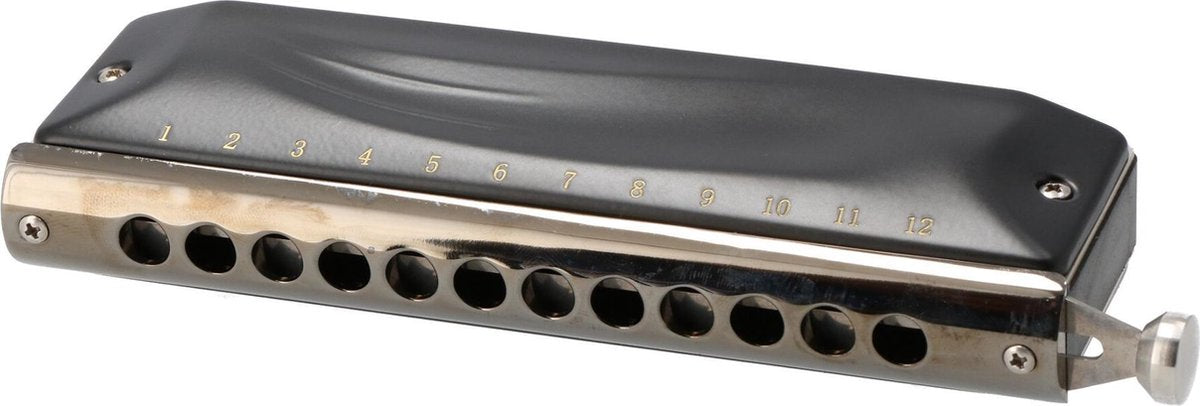Fazley MHM-10-C 12-gaats C chromatische mondharmonica