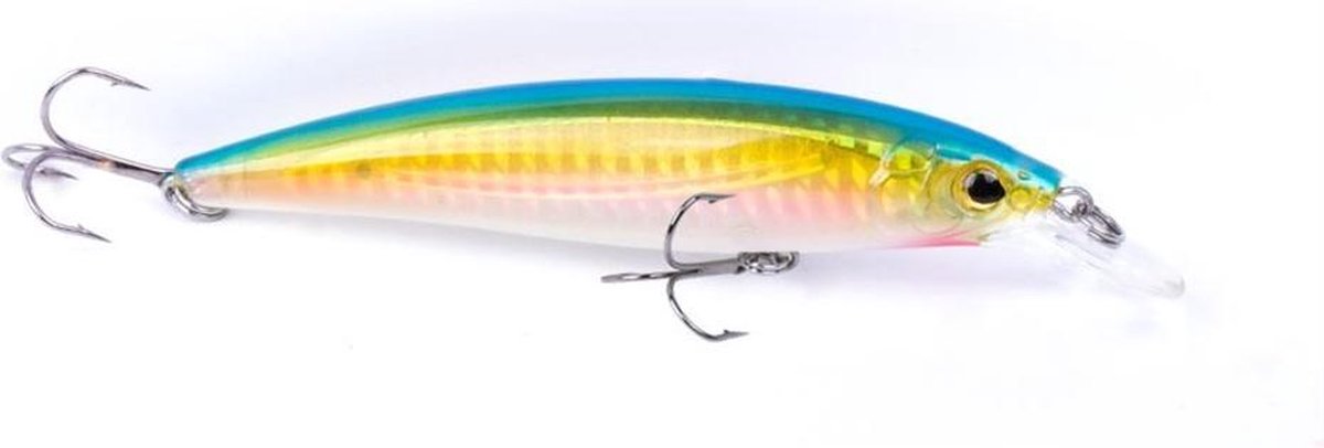 Viper Minnow LC - Plug - Blue Flash - 12cm - Geel