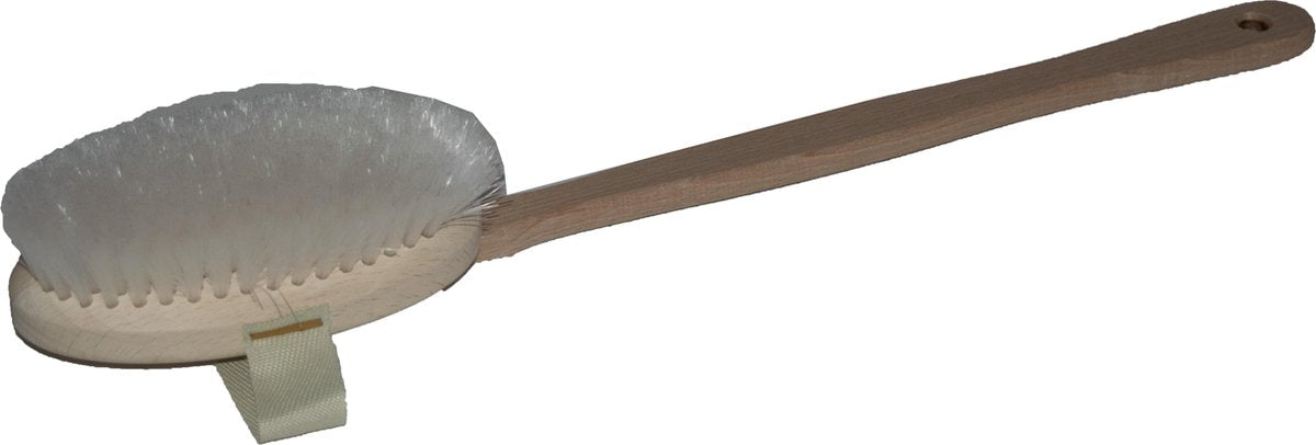 Badborstel Hout | Rugborstel Hout | Nylon Vezel met Afneembare Steel