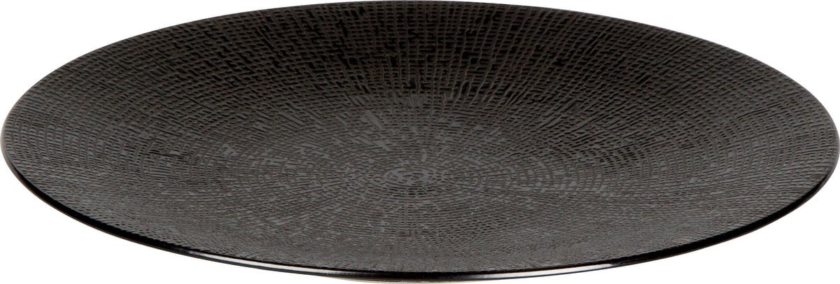 Palmer Bord coupe Cubical 27 cm Zwart Stoneware 1 stuk(s)