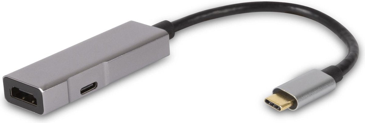SBVR EV14 | 2 in 1 USB-C Adapter | USB-C naar HDMI 4K@60Hz | USB-C Power Delivery