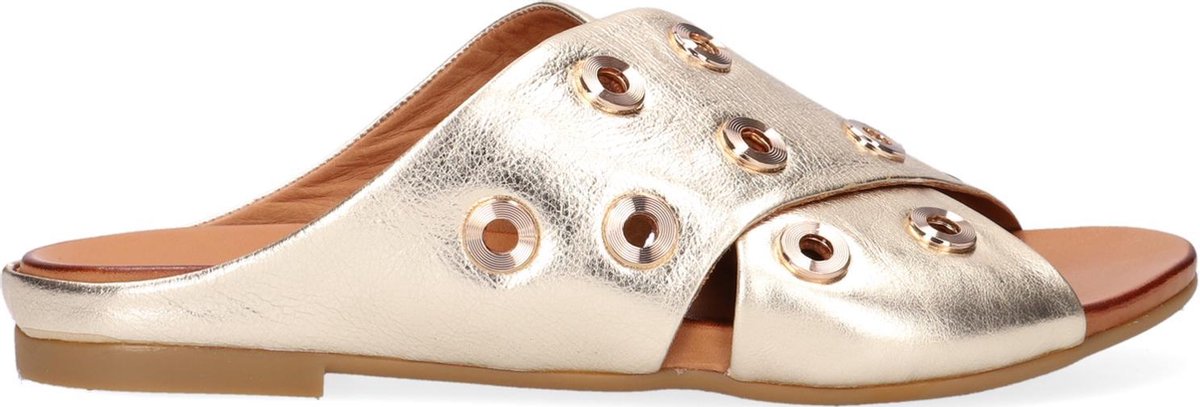 Tango Mila 3 Slippers - Dames - Goud - Maat 37