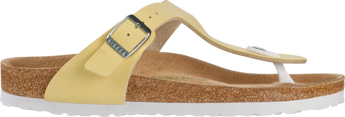Birkenstock slipper GIZEH Vanilla Sunkissed regular VEG Birko-Flor - Maat 43
