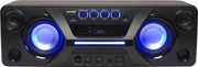 Denver BTB-410 - Draagbare Bluetooth speaker met discolichten - Zwart