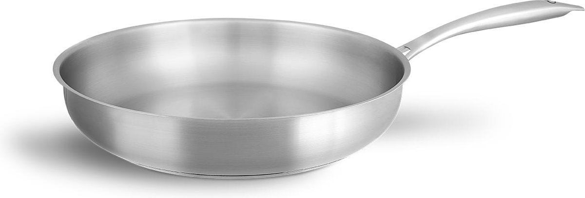 Roestvrijstalen Koekenpan - 28 cm zonder Deksel