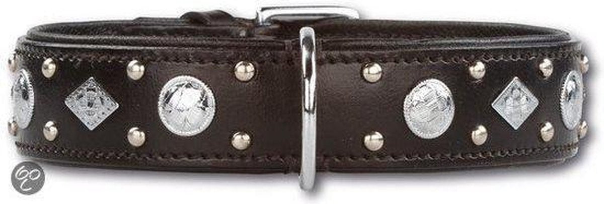 Doxtasy Halsband Hondenhalsband Royal Tough Black 45 cm lang x 40 mm breed