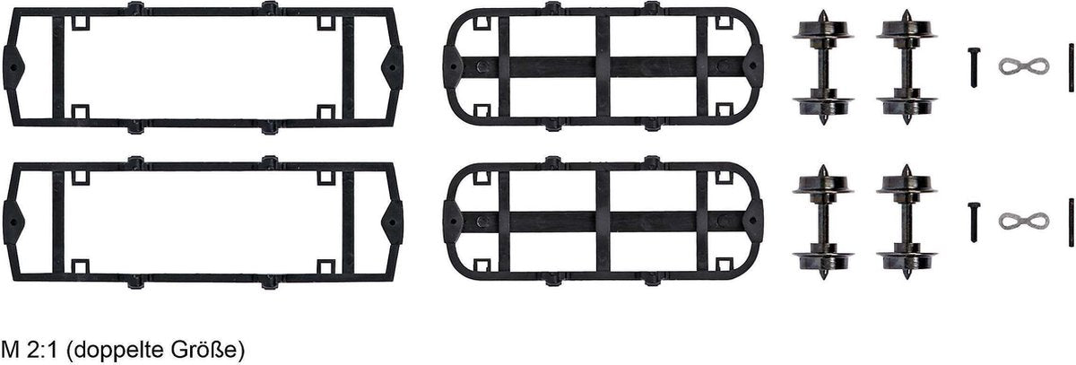 Busch - Wagen-set Zum Umbauen H0 (Bu12295)
