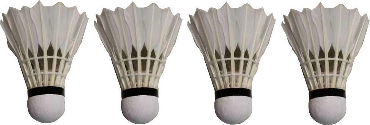 Racketclub Feather 1 - Uitstekende veren shuttles voor een budget prijs - Koker 12 stuks
