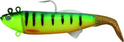 Zeevis Shad - 440g - Firetiger - met loodkop - 5 x 1 stuks