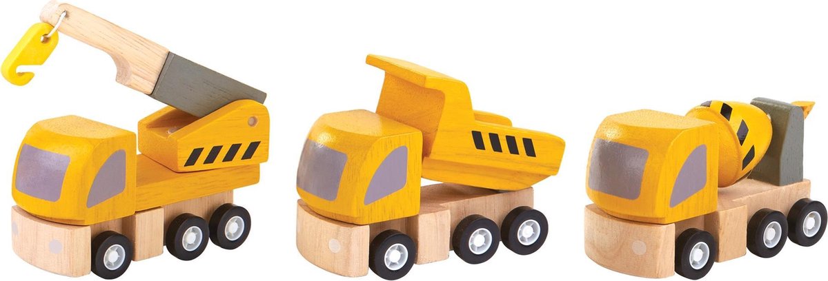 PlanToys Voertuigen voor wegenonderhoud