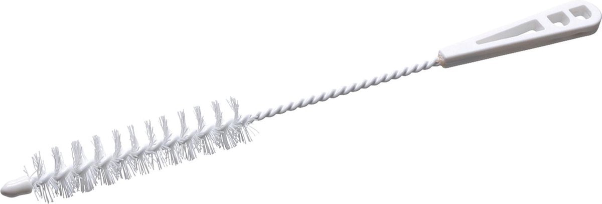 Kitchencraft Flessenborstel 18 Cm Staal/nylon Wit
