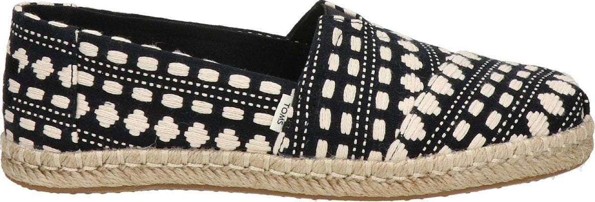 Toms Wm Alpargata Rope Espadrilles - Dames - Zwart - Maat 38
