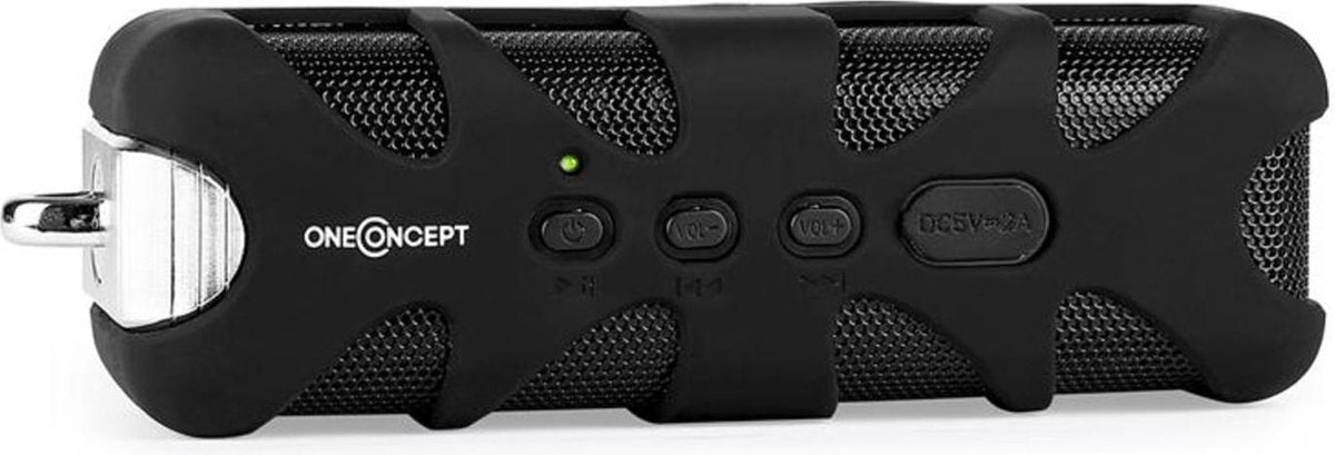 Black Know Bluetooth-luidspreker AUX accu zwart