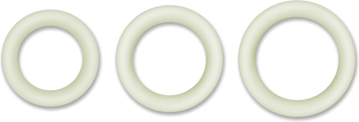 Firefly - Halo penisring glow in the dark 5 cm - Doorzichtig