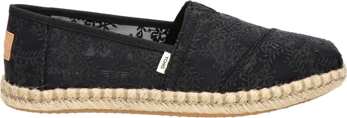 Toms Wm Alpargata Esp Espadrilles - Dames - Zwart - Maat 42