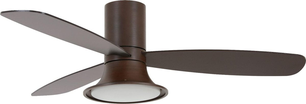 Beacon Flusso Indoor Plafondventilator 132CM Brons (Incl. Verlichting) 210663