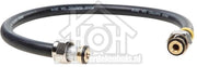 Easyfiks Gasslang Rubber flexibel voor los staande apparaten Gastec 60 cm met koppelingen SM1074