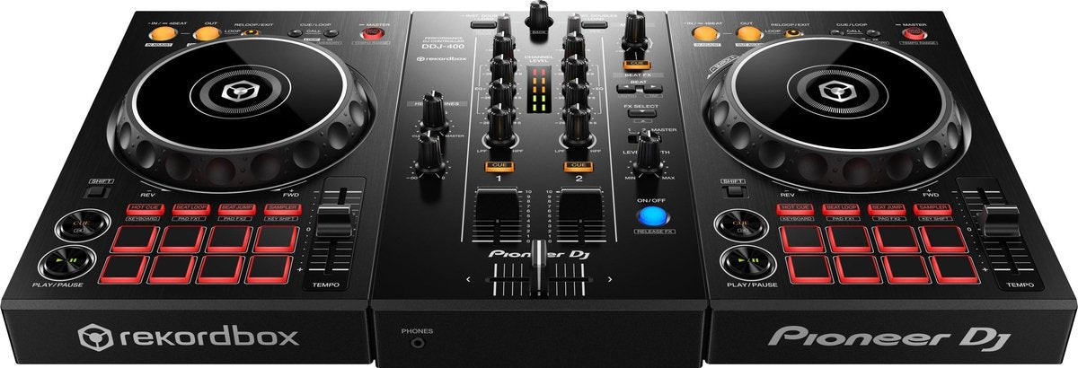 Pioneer DJ DDJ 400 DJ Controller - 2 kanalen Rekordbox Controller