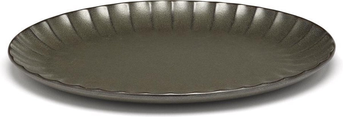 INKU SERGIO HERMAN SERAX BORD OVAAL S L25 X H1.7 GROEN (2 STUKS)