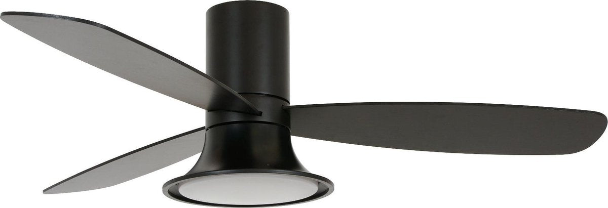 Beacon Flusso Indoor Plafondventilator 132CM Zwart (Incl. Verlichting) 210662