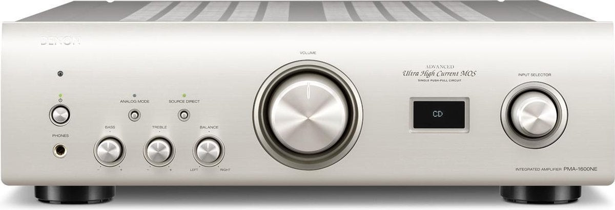 Denon PMA-1600NE 2.0 Zilver audio versterker