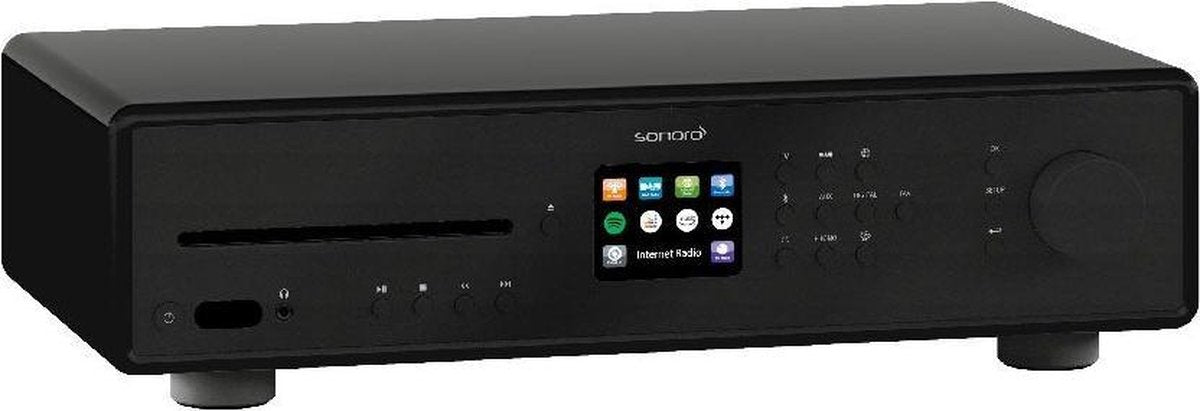 Sonoro Maestro - Alles-in-een HiFi ontvanger - Mat Zwart