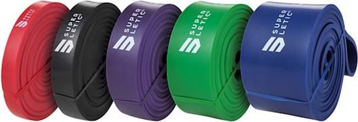 CAPITAL SPORTS Uros Powerband - Fitnessband - Resistance band - Weerstandsband - 100% latex - Inclusief tas & handleiding