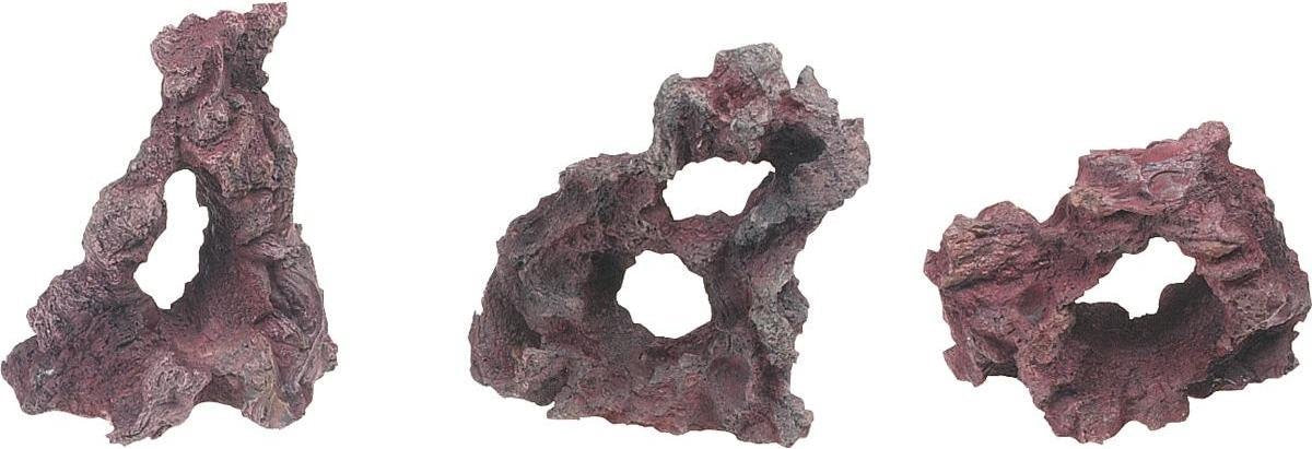 Aquarium decoratie Strawberry Rock - +/- 13 x 9 x 16 cm
