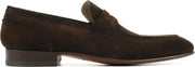 Magnanni Mannen Suède Instapschoenen / Herenschoenen / Instapper 21948 - Bruin - Maat  42