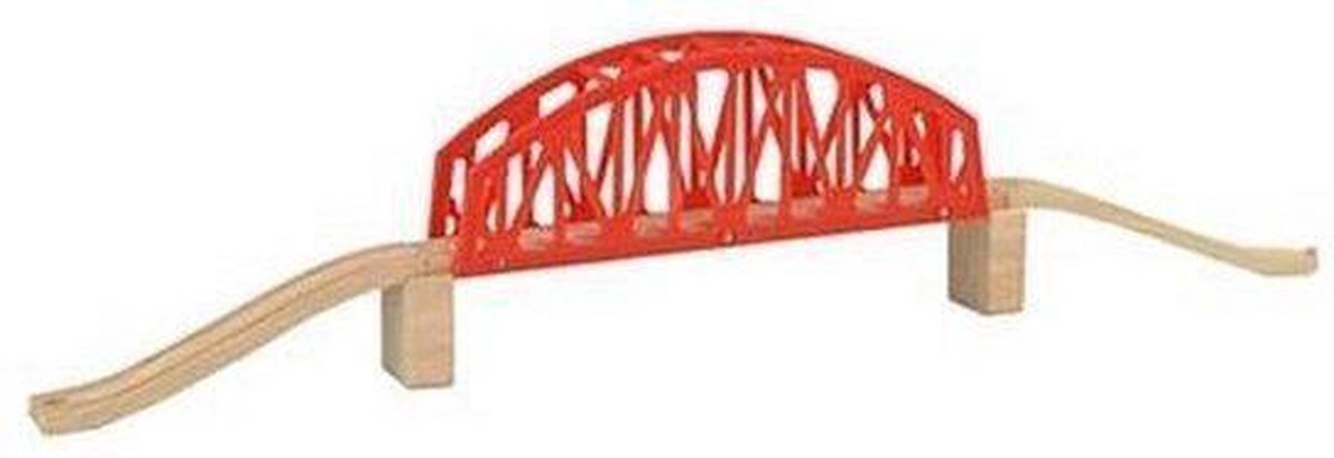 Mentari boog brug middel rood (6754R)