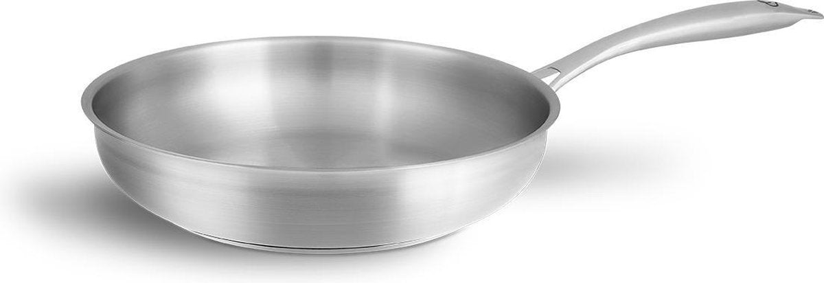 Roestvrijstalen Koekenpan - 24 cm zonder Deksel