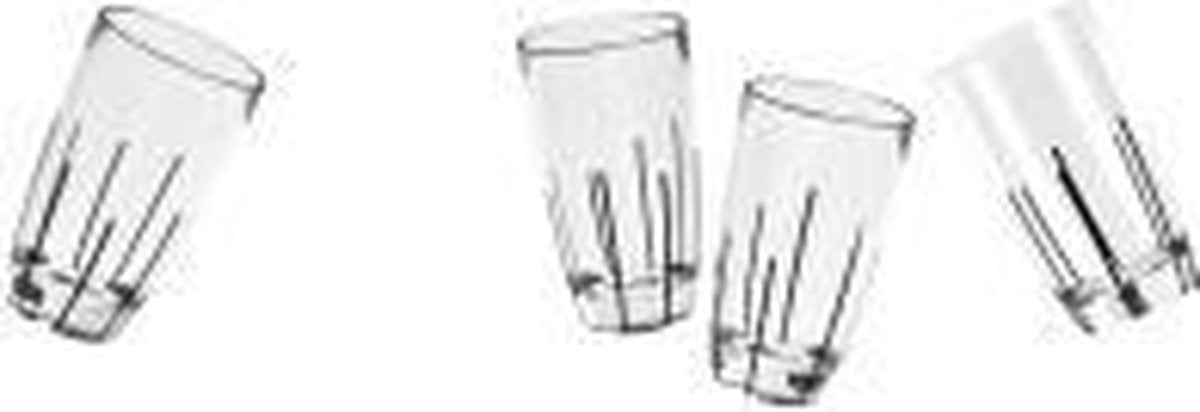 Salt&Pepper Mikado Longdrinkglazen - 45 cl - 4 stuks