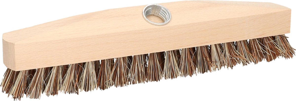 Houten schrobber/schrobborstel 29 cm - Schoonmaakartikelen/schoonmaakborstels