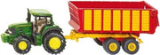 John Deere tractor met aanhanger