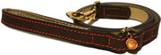Luxury leather lijn voor hond  leer luxe bruin 1