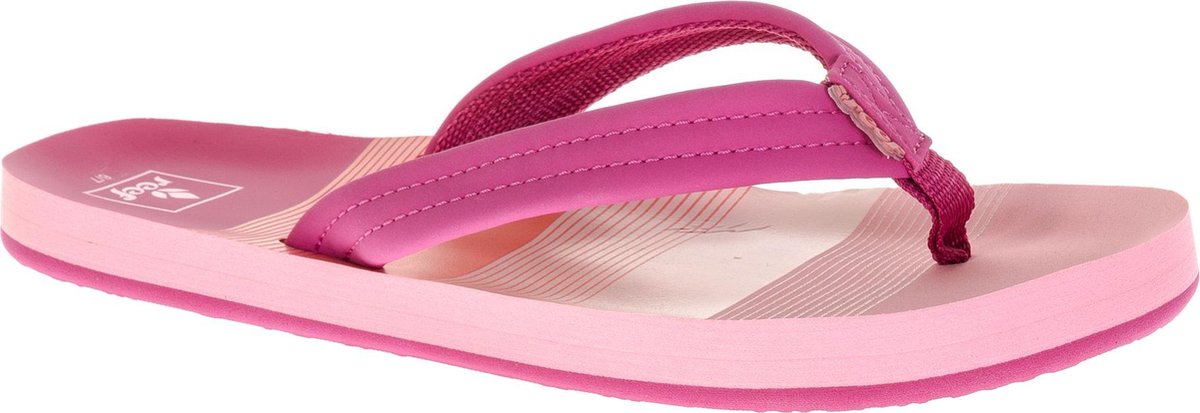 Reef Slippers Kinderen LITTLE AHI  Pink/Stripes