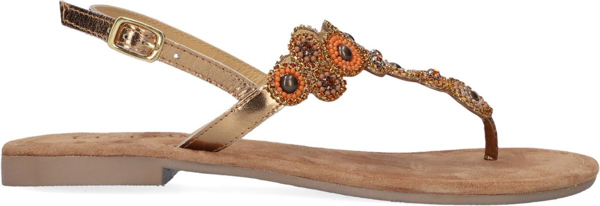 Lazamani 33.744 Slippers - Dames - Cognac - Maat 38