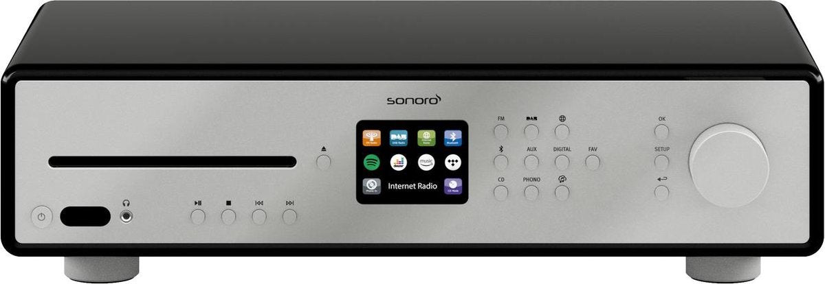 Sonoro Maestro - Alles-in-een HiFi ontvanger - Zwart