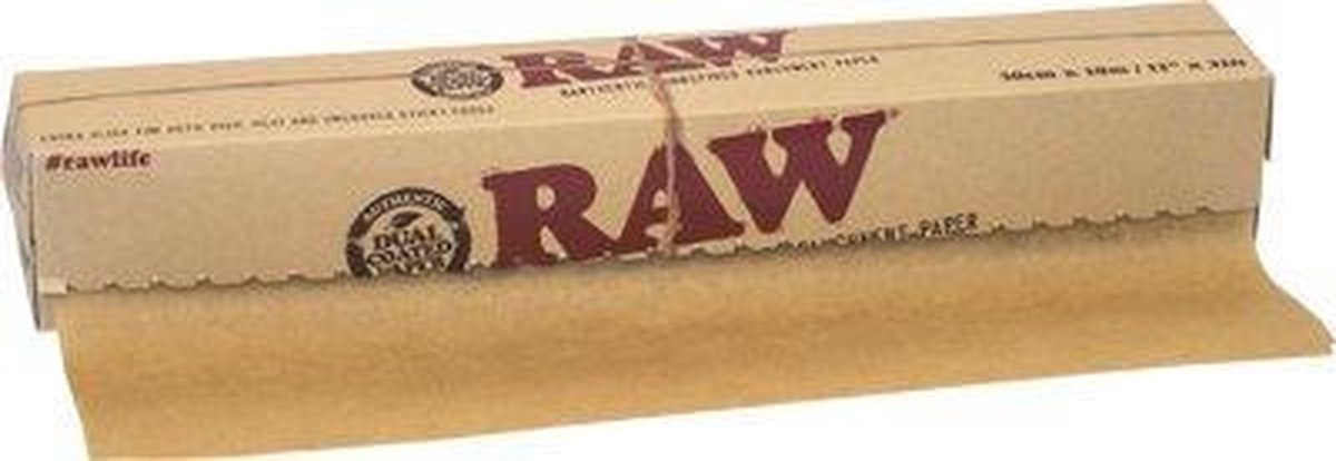 Raw ongeraffineerd perkamentpapier - 6 stuks
