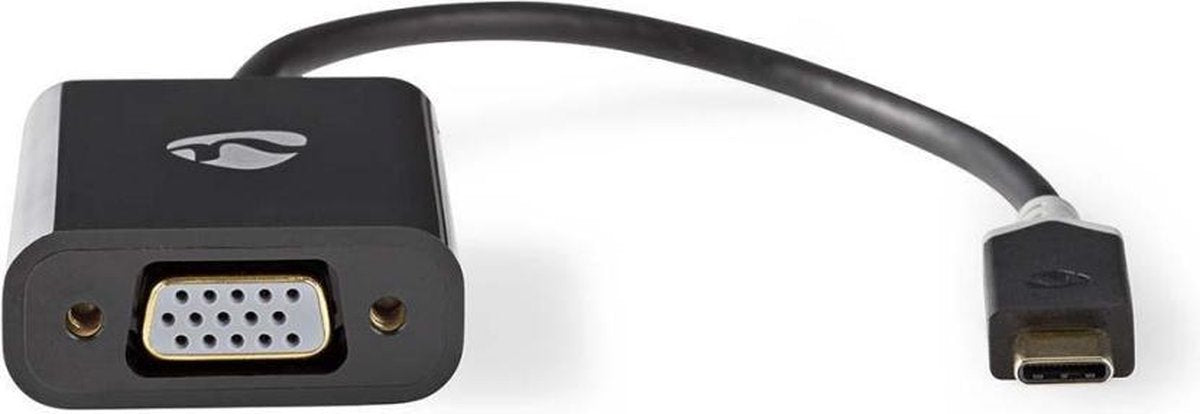 USB Type-C Adapter Cable | Type-C Male - VGA Female | 0.2 m | Anthracite
