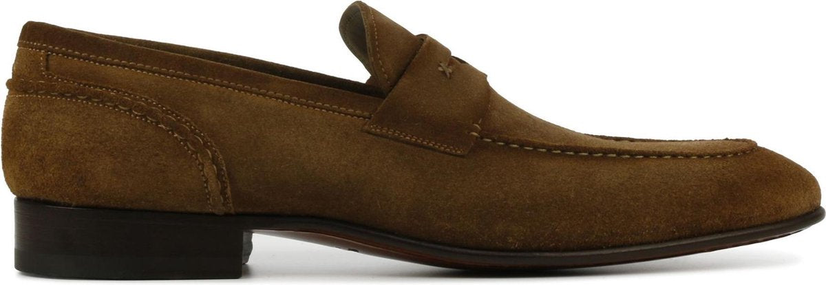 Magnanni Mannen Suède Instapschoenen / Herenschoenen / Instapper 21948 - Beige - Maat  43