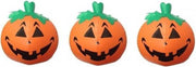 3x Opblaasbare LED pompoen - Halloween/horror decoratie/versiering