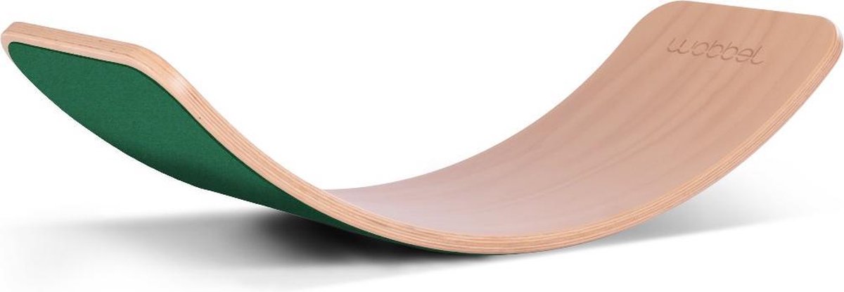 Wobbel Original Blank Gelakt vilt Bladgroen
