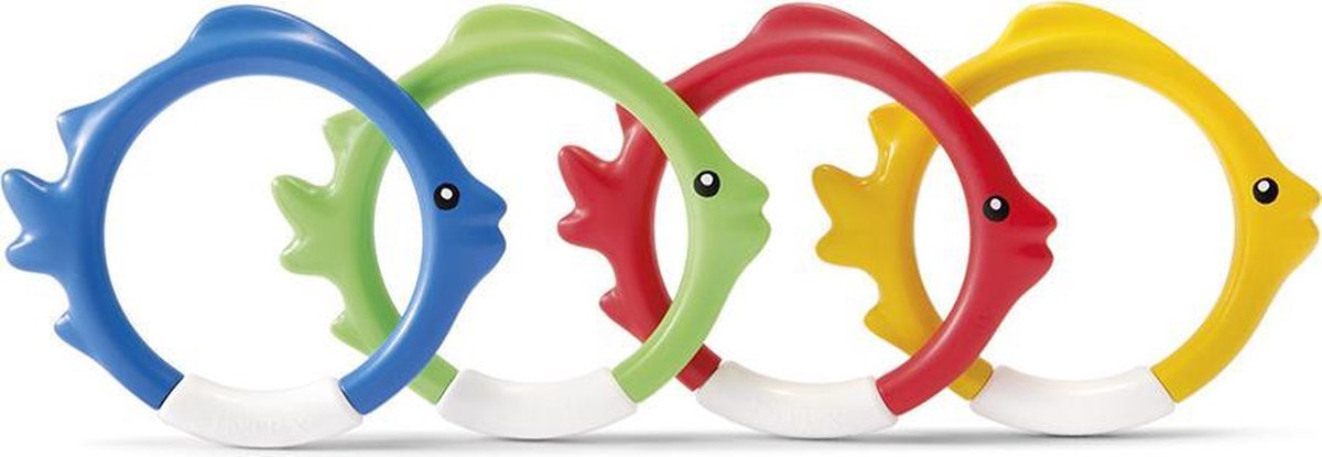 Intex duikringen set van 4 vissen