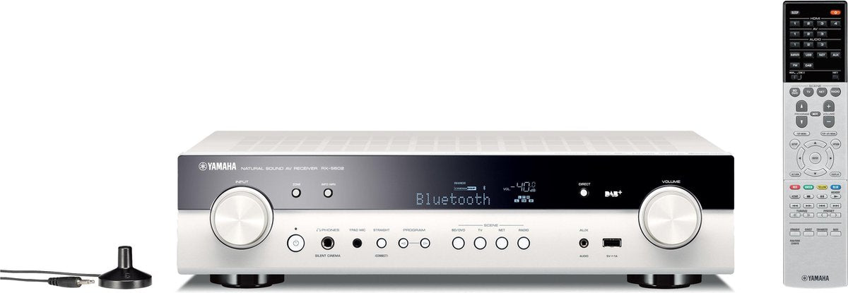 Yamaha RX-S602 5.1 kanalen Surround 3D Wit