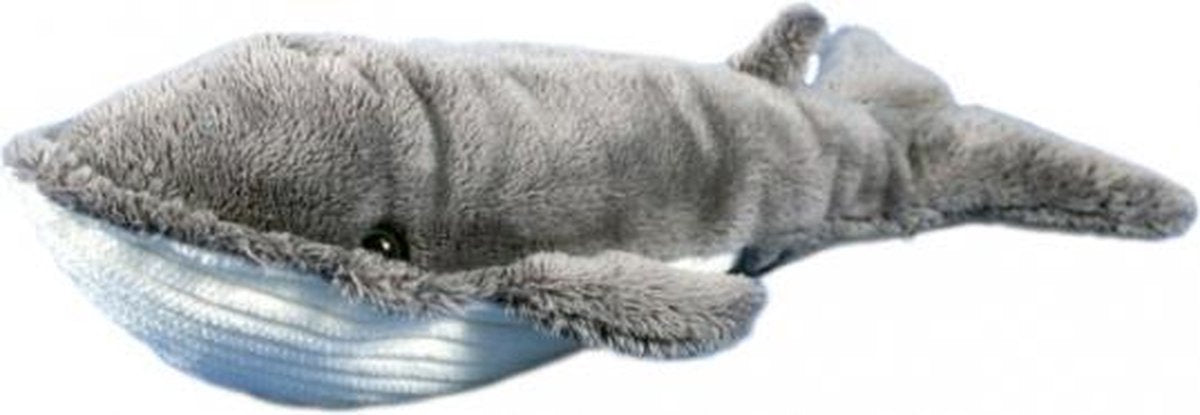Pluche knuffel blauwe vinvis 23 cm