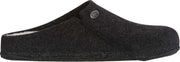 Birkenstock Zermatt narrow Filz Shearling Cozy Home Dames Pantoffels - Antraciet - Maat 36